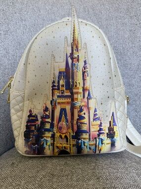 Loungefly Walt Disney World 50th Anniversary Castle Mini Backpack